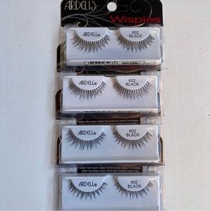 Ardell Wispies Cluster Lashes Faux Eyelashes 602 Black Falsies set of 4